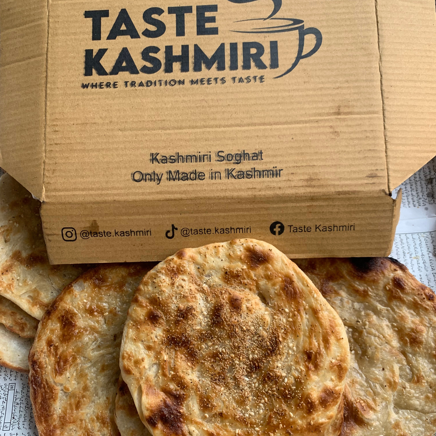 Special kashmiri Bakarkhani 100g Pack of 12
